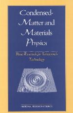 Condensed-Matter and Materials Physics