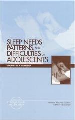 Sleep Needs, Patterns and Difficulties of Adolescents