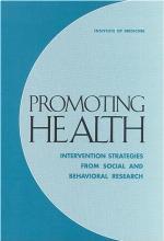 Promoting health : intervention strategies from social and behavioral research