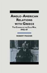 Anglo American Relations With Greece
