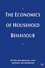 The Economics Of Household Behavior