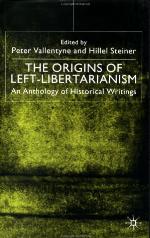 The Origins of Left-Libertarianism