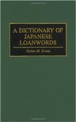 A Dictionary of Japanese Loanwords