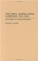 The China-Burma-India Campaign, 1931-1945