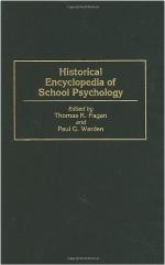 Historical Encyclopedia of School Psychology