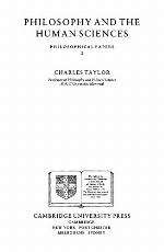 Philosophical Papers: Volume 2, Philosophy and the Human Sciences (Pt. 2)