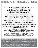 Adobe After Effects CS5 Classroom in a Book