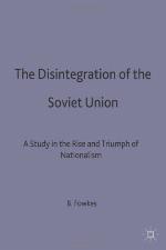 The Disintegration Of The Soviet Union