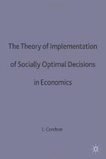 The Theory of Implementation of Socially Optimal Decisions in Economics