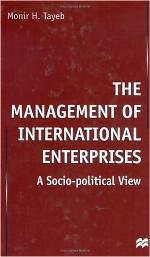 The Management of International Enterprises