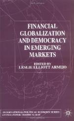 Financial Globalization and Democracy in Emerging Markets