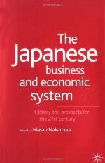The Japanese Business and Economic System