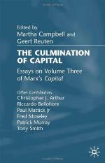 The Culmination of Capital