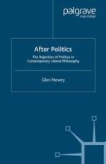 After politics : the rejection of politics in contemporary liberal philosophy