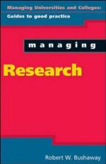 Managing Research