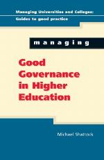 Managing Good Governance in Higher Education