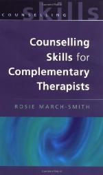 Counselling Skills for Complementary Therapists