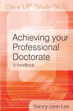 Achieving Your Professional Doctorate
