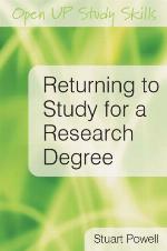 Returning to study for a research degree