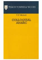 Colloquial Arabic