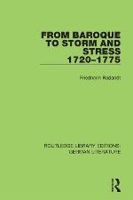 From Baroque to Storm and Stress 1720-1775
