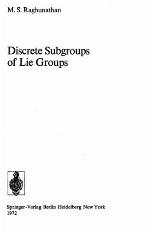 Discrete Subgroups of Lie Groups