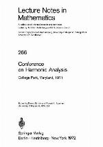 Conference on Harmonic Analysis, College Park, Maryland, 1971