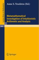Metamathematical Investigation Of Intuitionistic Arithmetic And Analysis