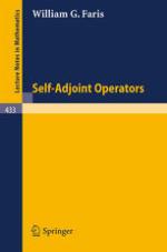Self-Adjoint Operators