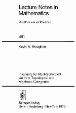 Invariants For Real Generated Uniform And Algebraic Categories