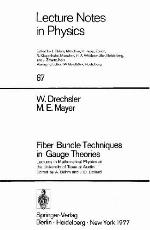 Fibre Bundle Techniques in Gauge Theories