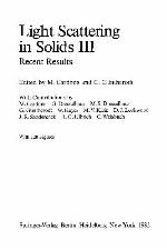 Light Scattering In Solids III