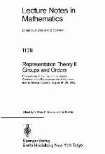 Representation Theory II. Proceedings of the Fourth International Conference on Representations of Algebras, Held in Ottawa, Canada, August 16-25, 198