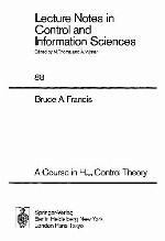 A Course in H Control Theory