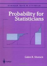 Probability for Statisticians