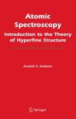 Atomic spectroscopy : introduction to the theory of hyperfine structure