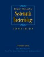 Bergey's Manual of Systematic Bacteriology