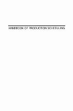 Handbook of Production Scheduling