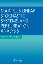 Max-Plus Linear Stochastic Systems and Perturbation Analysis