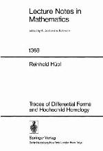 Traces of Differential Forms and Hochschild Homology (Lecture Notes in Mathematics)