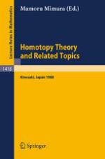 Homotopy Theory And Related Topics