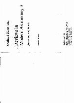 Reviews in Modern Astronomy, Volume 3