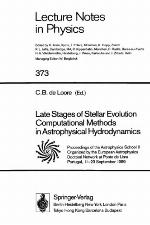 Late Stages of Stellar Evolution Computational Methods in Astrophysical Hydrodynamics