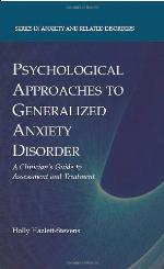 Psychological Approaches to Generalized Anxiety Disorder