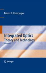 Integrated Optics