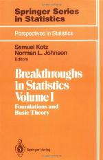 Breakthroughs in Statistics, Volume 1
