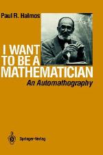 I Want to Be a Mathematician