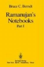 Ramanujan's Notebooks