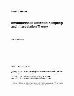 Introduction to Shannon Sampling and Interpolation Theory