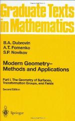 Modern Geometry -- Methods and Applications